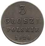 3 grosze 1828, Warszawa, Iger KK.28.1.(R), Bitki