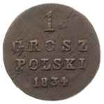 zestaw: 1 grosz polski 1834/KG i 1 grosz 1839, Warszawa, Plage 233 i 254, łącznie 2 sztuki