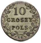 10 groszy 1831, Warszawa, nad wiązaniem wieńca d