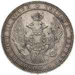 1 1/2 rubla = 10 złotych 1833, Petersburg, korona szeroka, Plage 313, Bitkin 1083, ładny, patyna