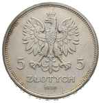 5 złotych 1930, Warszawa, Sztandar moneta wybita głębokim stemplem, srebro 17.94 g, Parchimowicz 1..