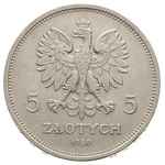 5 złotych 1930, Warszawa, Sztandar, moneta wybita głębokim stemplem, srebro 17.91 g Parchimowicz 1..