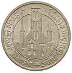 5 guldenów 1923, Utrecht, Kościół Marii Panny, Parchimowicz 65.a, bardzo ładnie zachowane