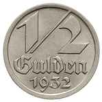 1/2 guldena 1932, Berlin. Parchimowicz 60, bardz