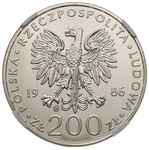 200 złotych 1986, Szwajcaria, Jan Paweł II, srebro, moneta wybita stemplem zwykłym, Parchimowicz 3..