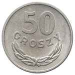 50 groszy 1967, Warszawa, Parchimowicz 210.c, piękne i rzadkie