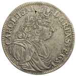 Karol XI 1660-1697, 2/3 talara (gulden) 1690, Szczecin, napis CAROLUS XI - D G REX..., AAJ 114.b, ..