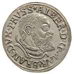 Albrecht Hohenzollern 1525-1568, trojak 1540, Kr