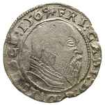 grosz 1569, Cieszyn, odmiana z datą w napisie otokowym, F.u.S. 2974, lekko wykruszony krążek, bard..