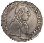 Filip Gotthard Schaffgotsch 1747-1795, talar 1753, Nysa, Aw: Popiersie i napis wokoło, Rw: Tarcza ..