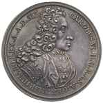 Karol VI 1711-1740, talar nagrodowy bez daty, Wrocław, Aw: Popiersie cesarza i napis, Rw: Ozdobna ..