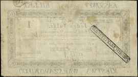 1 talar 1.12.1810, podpis: Józef Jaraczewski, numeracja 89779, ze stemplem Centralnej Komisji Likw..