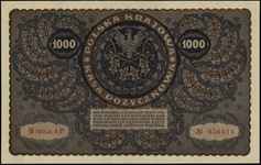 1.000 marek polskich 23.08.1919, III seria AP, Miłczak 29f, Lucow 408 (R1), piękne