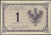 1 złoty 28.02.1919, seria S.54.A, Miłczak 47b, L