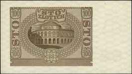 100 złotych 1.03.1940, seria B, Miłczak 97b, Lucow 794 (R3), fałszerstwo z epoki