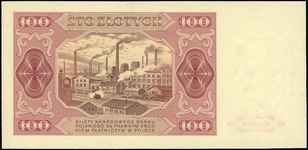 100 złotych 1.07.1948, seria DH, Miłczak 139c, Lucow 1296 (R2)