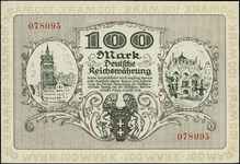 3 x 100 marek 31.10.1922, Miłczak G1, Ros. 792, 