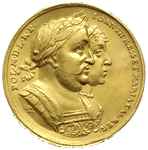 Jan III Sobieski i Maria Kazimiera, -medal autorstwa Jana Höhna jun. wybity z okazji wizyty pary k..