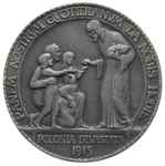 Polonia DevastaTa, -medal autorstwa Jana Wysockiego 1915 r., Aw: Popiersia biskupa Adama Sapiehy, ..