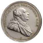 PRUSY, Fryderyk Wilhelm II, -medal sygnowany ABRAHAMSON, wybity w 1793 r., dla uczczenia hołdu zło..