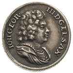 SAKSONIA Jan Jerzy III 1680-1691, -medalik niesygnowany, Aw: Popiersie w prawo i napis IOH GEORG -..