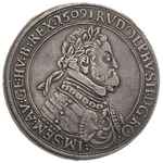 Rudolf II 1576-1612, talar 1609, srebro 28.40 g, Dav. 3006, Vogl. 96/XII, M-T 382, patyna