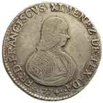 Franciszek Ximenez de Texada 1773-1775, 2 scudi 1774, Aw: Popiersie wielkiego mistrza w prawo, FR ..