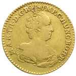 Maria Teresa 1740-1780, podwójny suweren d’or 1758, Bruksela, złoto 10.95 g, Delm. 215, Fr. 134