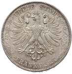 Frankfurt- miasto, dwutalar 1846, srebro 37.13 g, Thun 131, AKS 2, Kahnt 182, Dav. 641, ładnie zac..