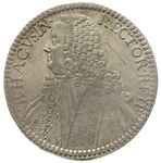 talar 1766 / D-M?, srebro 28.63 g, Dav. 1639, ładnie zachowany, ale justowany na rewersie