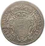 talar 1768 / D-M, srebro 28.41 g, Dav. 1639, ślady po usunięciu korozji, ale przyzwoicie zachowany