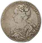 rubel 1726, Krasnyj Dwor, typ orła z rocznika 1725, srebro 27.63 g, Diakov 2, Bitkin 14, prawdopod..