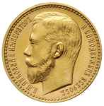 imperiał = 10 rubli złotem 1897, Petersburg, z..
