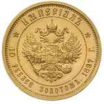 imperiał = 10 rubli złotem 1897, Petersburg, z..