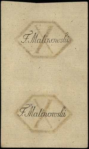 2 x 10 groszy miedziane 13.08.1794, bez oznaczenia serii, bez numeracji, dwa nierozcięte w pionie banknoty, Lucow 40a (R4) - ilustrowany w katalogu kolekcji, Miłczak A9a, pięknie zachowane