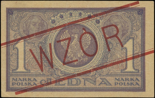1 marka polska 17.05.1919, seria IAL, numeracja 