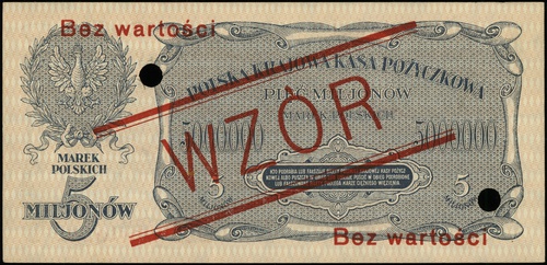 5.000.000 marek polskich 20.11.1923, seria A / A