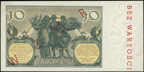 10 złotych 20.07.1929, seria FX., numeracja 2484