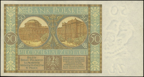 50 złotych 1.09.1929, seria B.D., numeracja 9279