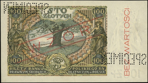 100 złotych 2.06.1932, seria AD., numeracja 2298