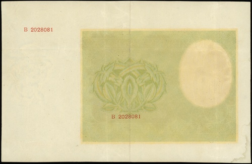 500 złotych 1.03.1940, seria B, numeracja 202808