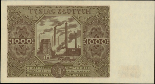 1000 złotych 15.07.1947, seria H, numeracja 2694