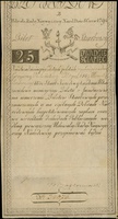25 złotych 8.06.1794, seria B, numeracja 34076, bez firmowego znaku wodnego, Lucow 25f (R1), Miłcz..