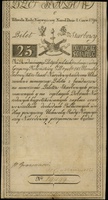 25 złotych 8.06.1794, seria C, numeracja 19499, widoczny firmowy znak wodny, Lucow 26 (R1), Miłcza..