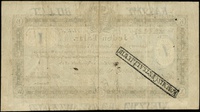 1 talar 1.12.1810, seria A, numeracja 56232, podpis komisarza \Józef Jaraczewski, na stronie odwro..