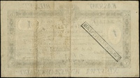 1 talar 1.12.1810, seria A, numeracja 91731, podpis komisarza \Aleksander Potocki, na stronie odwr..