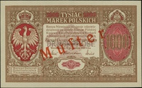 1.000 marek polskich 9.12.1916, druk tylko strony głównej, \Generał, bez oznaczenia serii i numera..