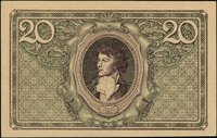 20 marek polskich 17.05.1919, seria F, numeracja 0089838, Lucow 334 (R3), Miłczak 21c, lewy dolny ..