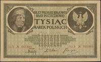 1.000 marek polskich 17.05.1919, seria A, numeracja 065886, Lucow 346 (R5), Miłczak 22c, kilka zła..