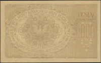 1.000 marek polskich 17.05.1919, seria AD, numeracja 0525805, Lucow 349 (R4), Miłczak 22f, załaman..